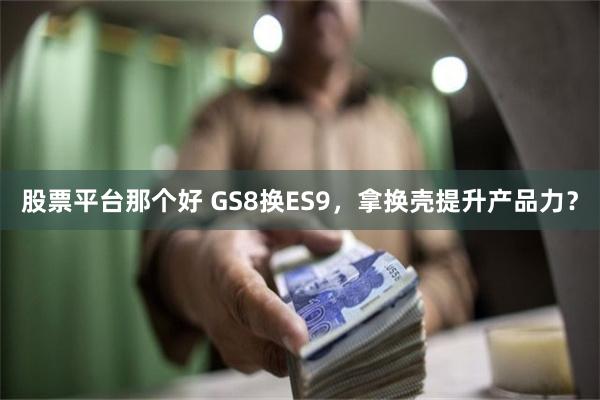 股票平台那个好 GS8换ES9，拿换壳提升产品力？